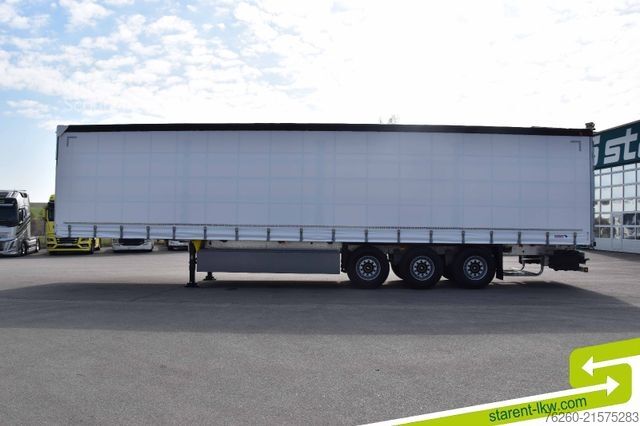 Semi-remorque bâchée SCHMITZ CARGOBULL Hubdach Liftachse Palettenkasten MIETE