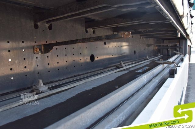 Atvērta puspiekabe ar tentu KRONE Palettenkasten SAF Achsen TÜV 5/26