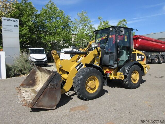 Wiellader caterpillar 906H2 Radlader, Schaufel + Gabel