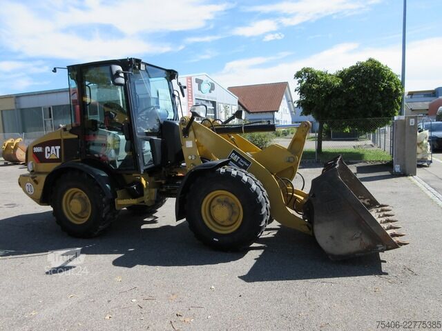 Wiellader caterpillar 906H2 Radlader, Schaufel + Gabel