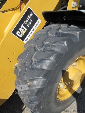 Wiellader caterpillar 906H2 Radlader, Schaufel + Gabel