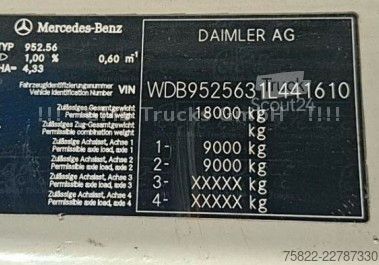 друго MERCEDES-BENZ Axor 1833 / 4X4 ALLRAD / 16m Atlas Kran