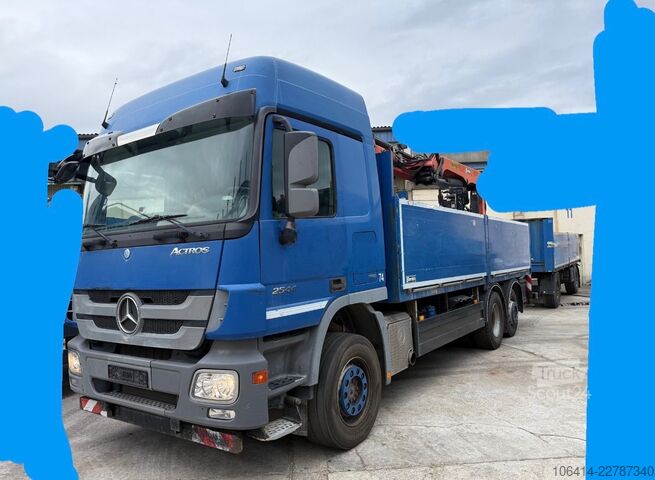 Avolava kuorma-auto MERCEDES-BENZ Actros 2544 + anhänger