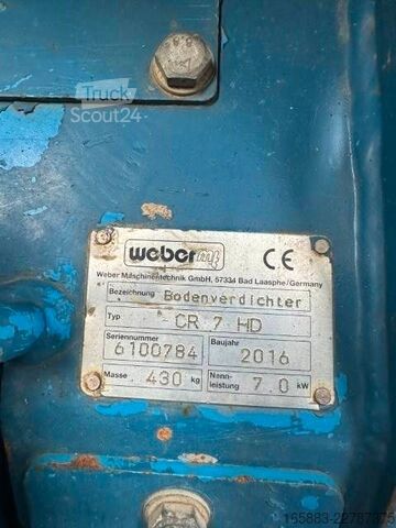 Compactador WEBER CR 7 Rüttelplatte 2.000 EUR