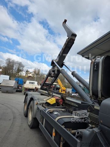 Kanca kasalı yük kamyonu (roll-off) MAN TGS 33.440 / 6X6 Allrad / Meiller / Full Steel