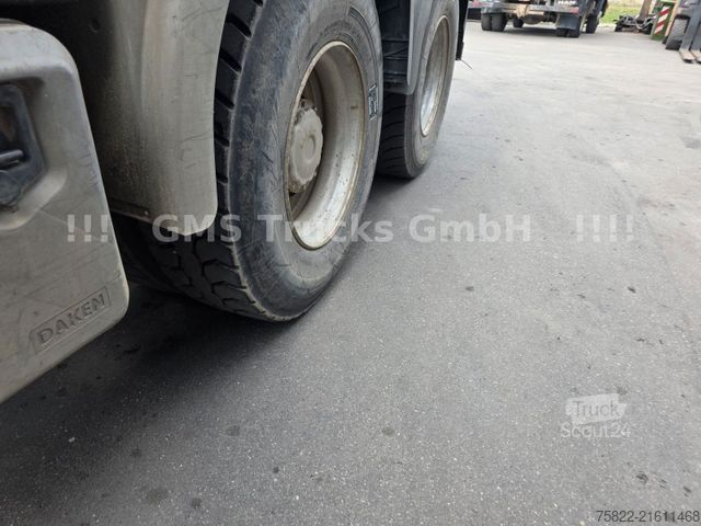 Kanca kasalı yük kamyonu (roll-off) MAN TGS 33.440 / 6X6 Allrad / Meiller / Full Steel