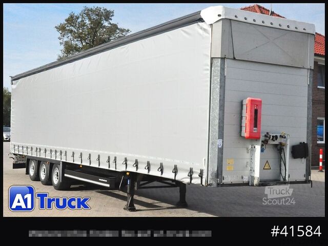 Öppen semitrailer med kapell SCHMITZ SCS 24, Mega, Varios, verzinkt, VDI 2700, DC 9.5
