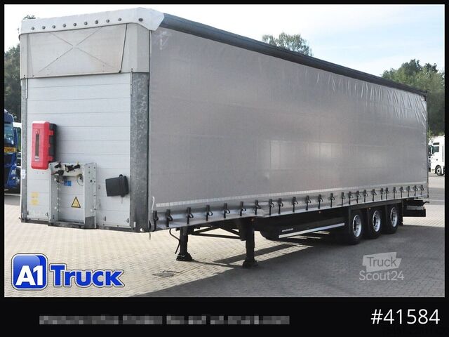 Öppen semitrailer med kapell SCHMITZ SCS 24, Mega, Varios, verzinkt, VDI 2700, DC 9.5
