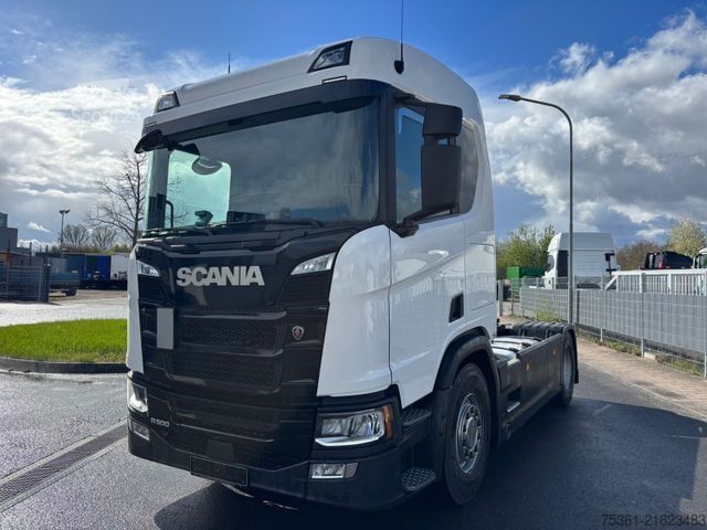 Standard tractor unit SCANIA R 500 4X2 RETARDER 2 Kreis Kypphydr. Standklima