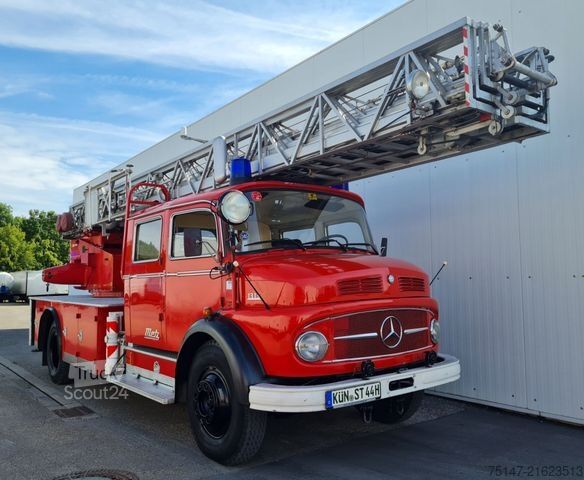 Truck-mounted work platform MERCEDES-BENZ LF 1313 (1113) Drehleiter METZ Korb Oldtimer H
