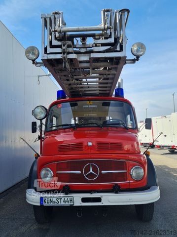 Truck-mounted work platform MERCEDES-BENZ LF 1313 (1113) Drehleiter METZ Korb Oldtimer H