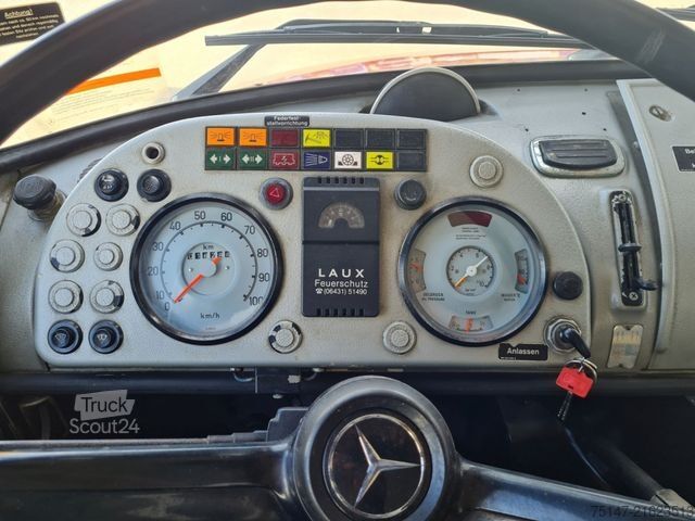 Truck-mounted work platform MERCEDES-BENZ LF 1313 (1113) Drehleiter METZ Korb Oldtimer H