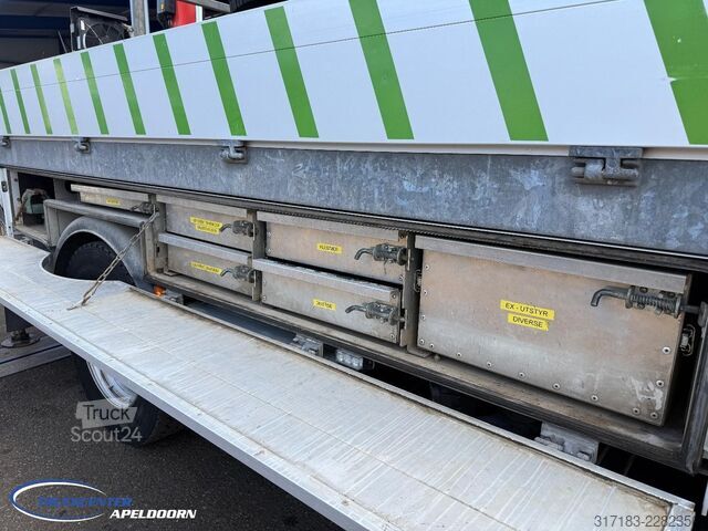 Krovimo platforma MAN TGM 13.290 4x4, Palfinger PK12502, Hoogwerkerbak
