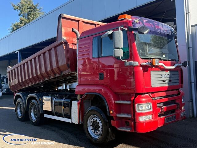 Avfallsbil MAN TGA 26.480 6x4 Big axles, Steel springs, Manuel...