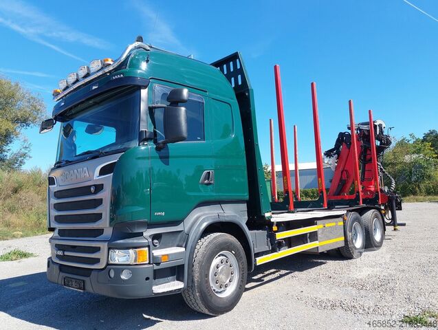 Prevoznik lesa Scania R490 6x4 Euro 6 Kurzholz Palfinger AHK (2)