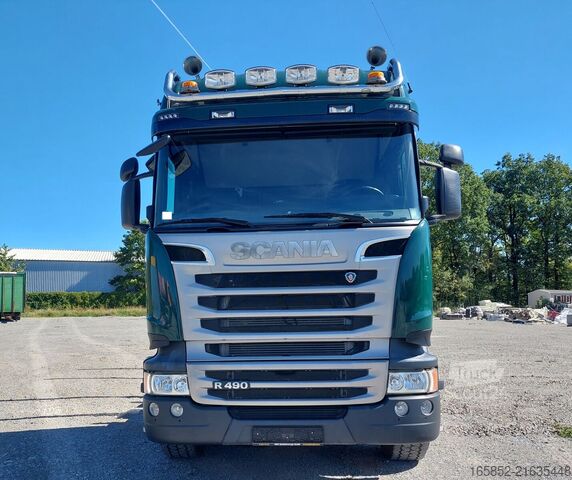 Prevoznik lesa Scania R490 6x4 Euro 6 Kurzholz Palfinger AHK (2)