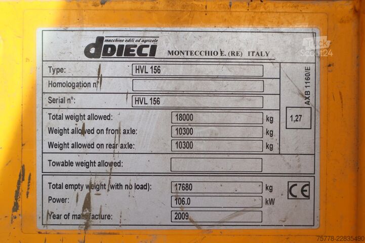 Rotační teleskopický manipulátor Dieci PEGASUS 40.25 | FORKS | BUCKET | WINCH | BASKET