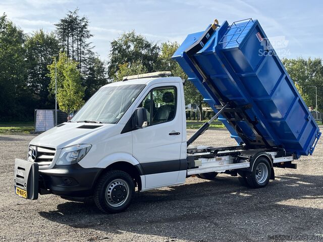 Sklápěč Mercedes-Benz Sprinter 514 CDI 366 Haakarm Container Airco Cr...