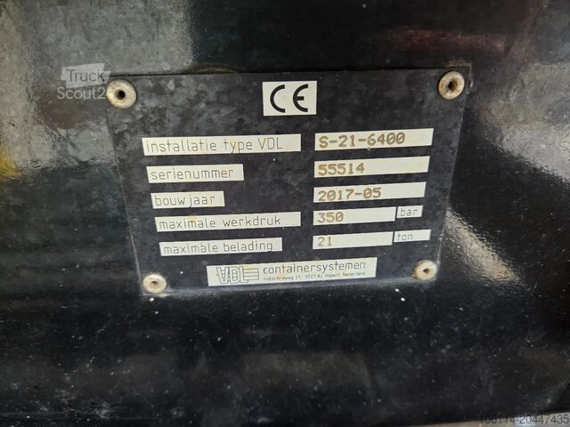 Система крюкообразных рычагов Scania R450 6x2*4 VDL hooklift