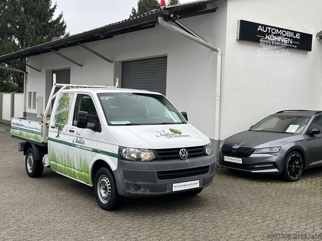 Pick-up bestelwagen Volkswagen T5 Doka Pritsche  AHK   TÜV 01.27   2.0 Diesel