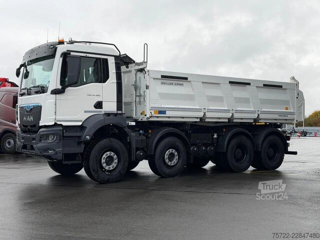 Třístranný sklápěč MAN TGS 41.480 8x4 BB mit Meiller 3-Seitenkipper