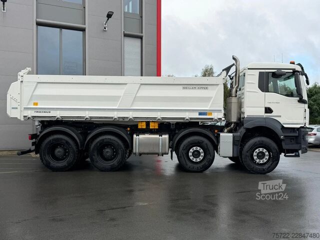 Třístranný sklápěč MAN TGS 41.480 8x4 BB mit Meiller 3-Seitenkipper