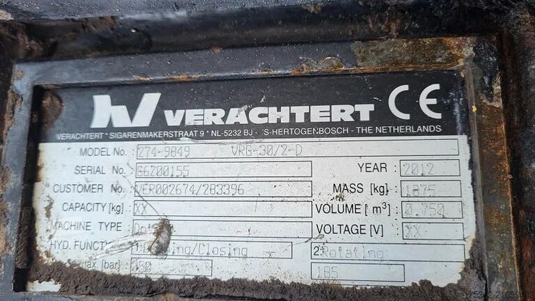 Сортировъчна хватка Verachtert VRG 30/2D – CW40