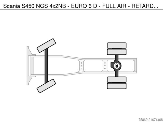 Estándar-SZM Scania S450 NGS 4x2NB - EURO 6 D - FULL AIR - RETARDER...