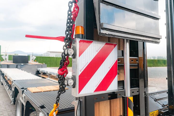 Lavtloader trailer Nükte Trailer 4 Axle Drawbar Trailer - Turntable