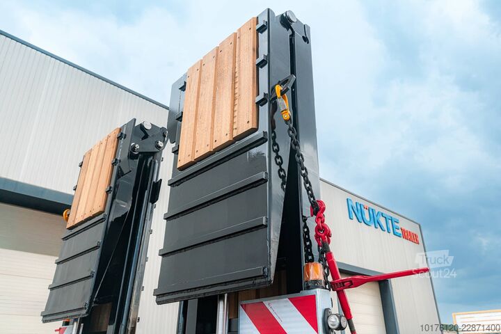 Lavtloader trailer Nükte Trailer 4 Axle Drawbar Trailer - Turntable