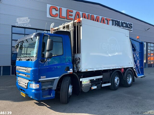 مركبة جمع النفايات DAF FAG 75 CF 250 Haller 21m³