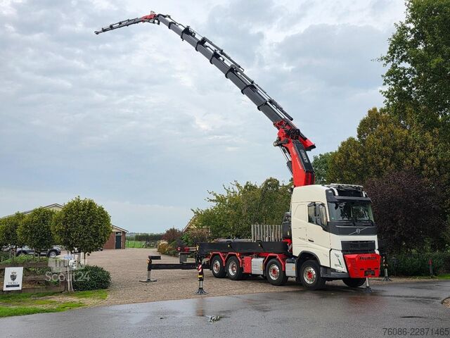 Tracteur standard Volvo FH540 8x2 KRAANWAGEN FASSI 1450 TECHNO (145TM) ...