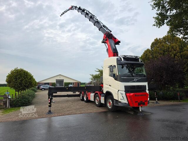 Tracteur standard Volvo FH540 8x2 KRAANWAGEN FASSI 1450 TECHNO (145TM) ...