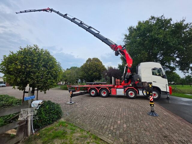 Tracteur standard Volvo FH540 8x2 KRAANWAGEN FASSI 1450 TECHNO (145TM) ...