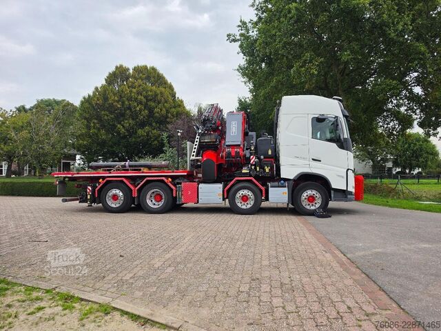 Tracteur standard Volvo FH540 8x2 KRAANWAGEN FASSI 1450 TECHNO (145TM) ...