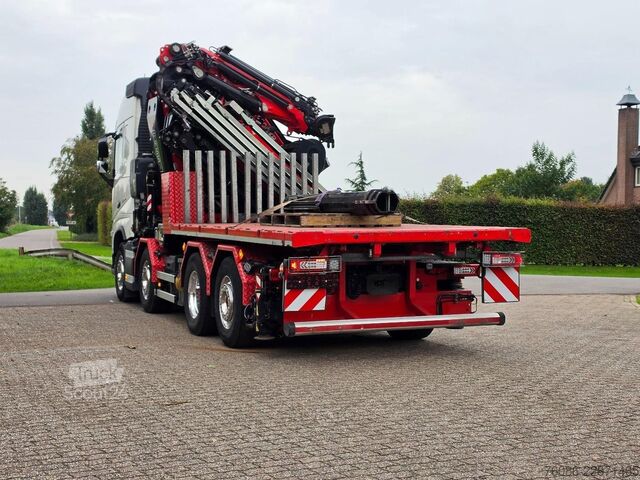 Tracteur standard Volvo FH540 8x2 KRAANWAGEN FASSI 1450 TECHNO (145TM) ...