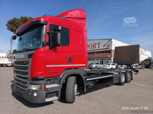 Châssis de camion SCANIA 26.450 G 6X2 EURO 6