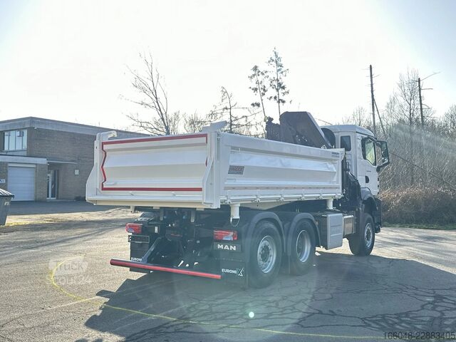 Самосвал с кран MAN TGS 28.480 MAN TGS 28.480 BL 6x4-4 Hiab 228-6 3...