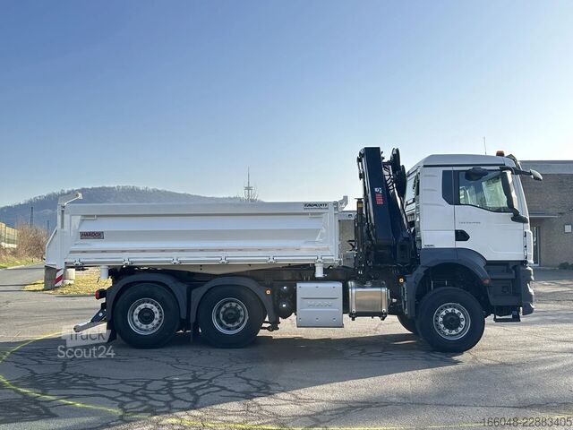 Самосвал с кран MAN TGS 28.480 MAN TGS 28.480 BL 6x4-4 Hiab 228-6 3...