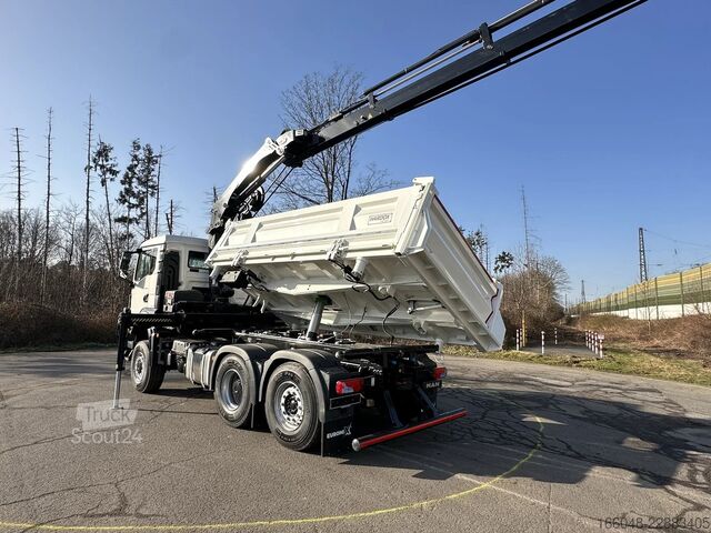 Самосвал с кран MAN TGS 28.480 MAN TGS 28.480 BL 6x4-4 Hiab 228-6 3...