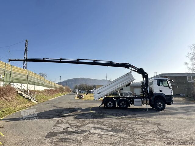 Самосвал с кран MAN TGS 28.480 MAN TGS 28.480 BL 6x4-4 Hiab 228-6 3...