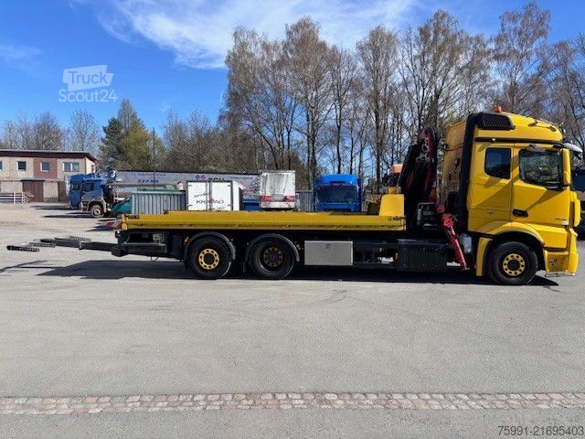 Vehicul de tractare MERCEDES-BENZ Actros 4 Abschleppwagen mit Kran