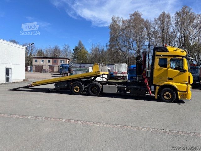 Vehicul de tractare MERCEDES-BENZ Actros 4 Abschleppwagen mit Kran