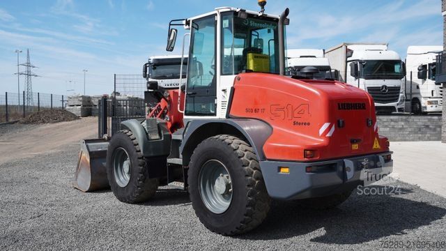 Carregadora de rodas LIEBHERR L514 Radlader Gabel Schaufel