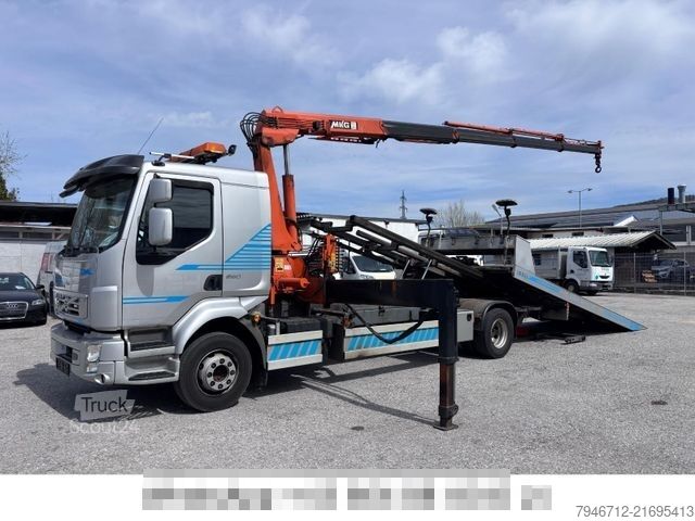 Abschleppwagen VOLVO FL 280 Abschlepp+Kran Schiebeplateau-Seilwinde