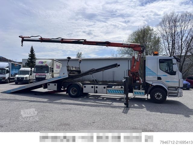 Abschleppwagen VOLVO FL 280 Abschlepp+Kran Schiebeplateau-Seilwinde