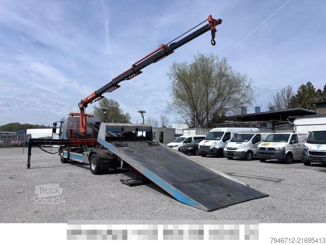 Abschleppwagen VOLVO FL 280 Abschlepp+Kran Schiebeplateau-Seilwinde