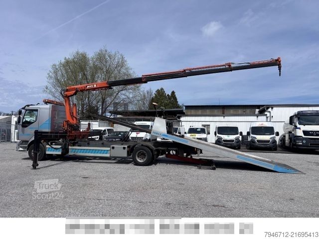 Abschleppwagen VOLVO FL 280 Abschlepp+Kran Schiebeplateau-Seilwinde