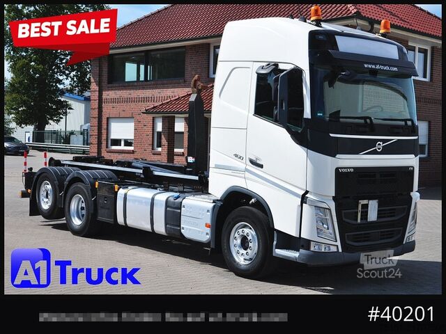 Tovornjak s kavljem za kontejnerje VOLVO FH 460 , VDL S21-6200 Lenkachse