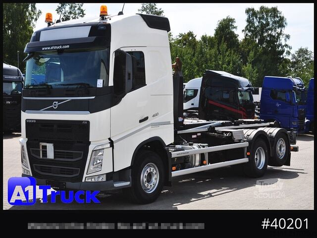 Tovornjak s kavljem za kontejnerje VOLVO FH 460 , VDL S21-6200 Lenkachse